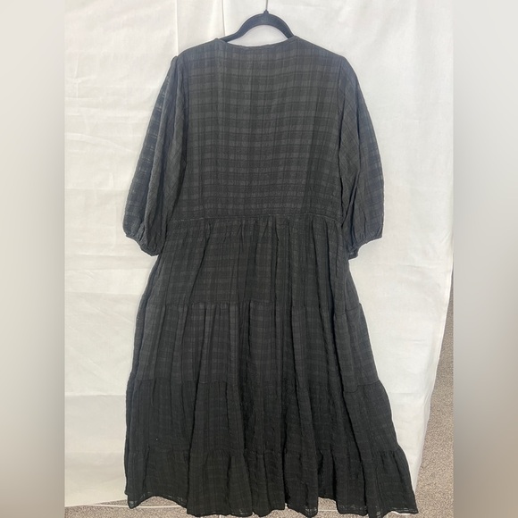 Polagram Black Maxi Dress 1X NWT - Picture 7 of 11